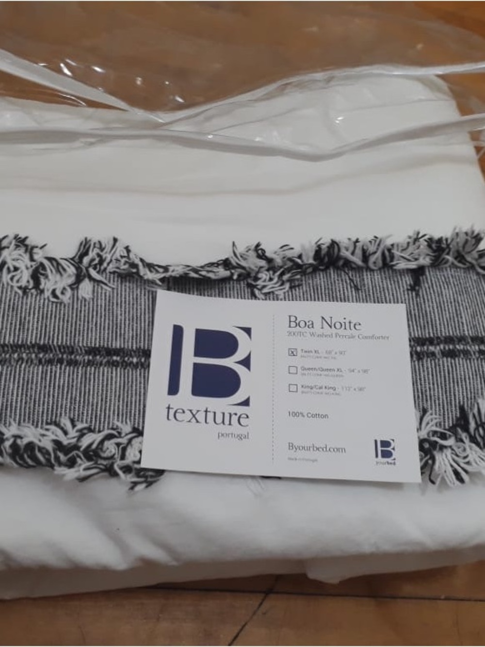 Boa Noite White Cotton Comforter